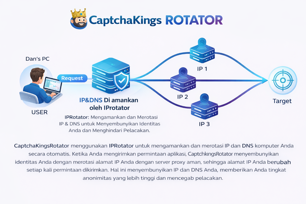 Cara Kerja CaptchaKingsRotator